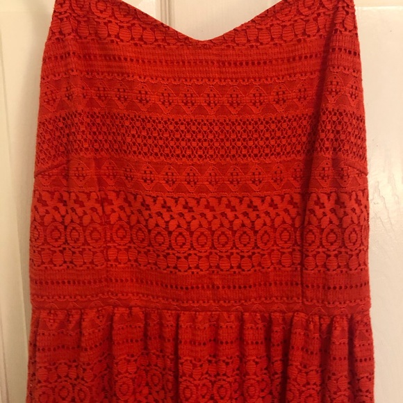 Red spaghetti strap dress - Picture 2 of 4